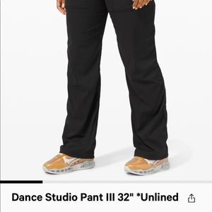 Black LuLulemon Stuido Pants